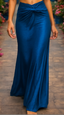 "Midnight Glow" -  Glittery Maxi Skirt
